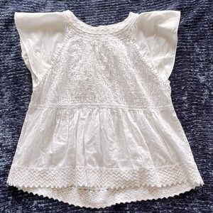 Madewell gorgeous white cotton top